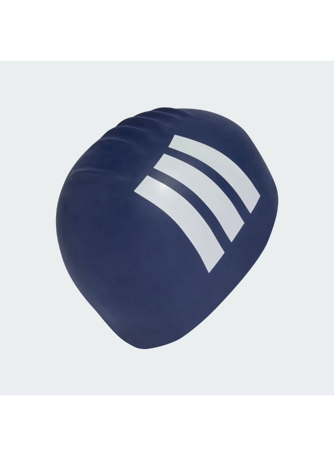 Adidas Adults 3-Stripes Swim Cap - Image 2